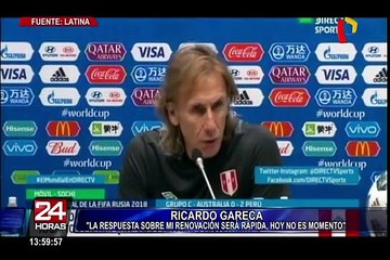 Mundial Rusia 2018: Gareca destaca el esfuerzo de jugadores tras su primera victoria