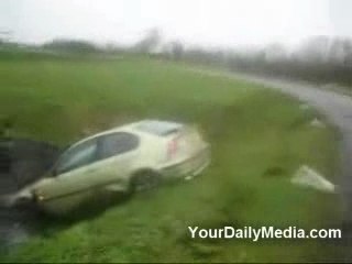 drift crash amateur