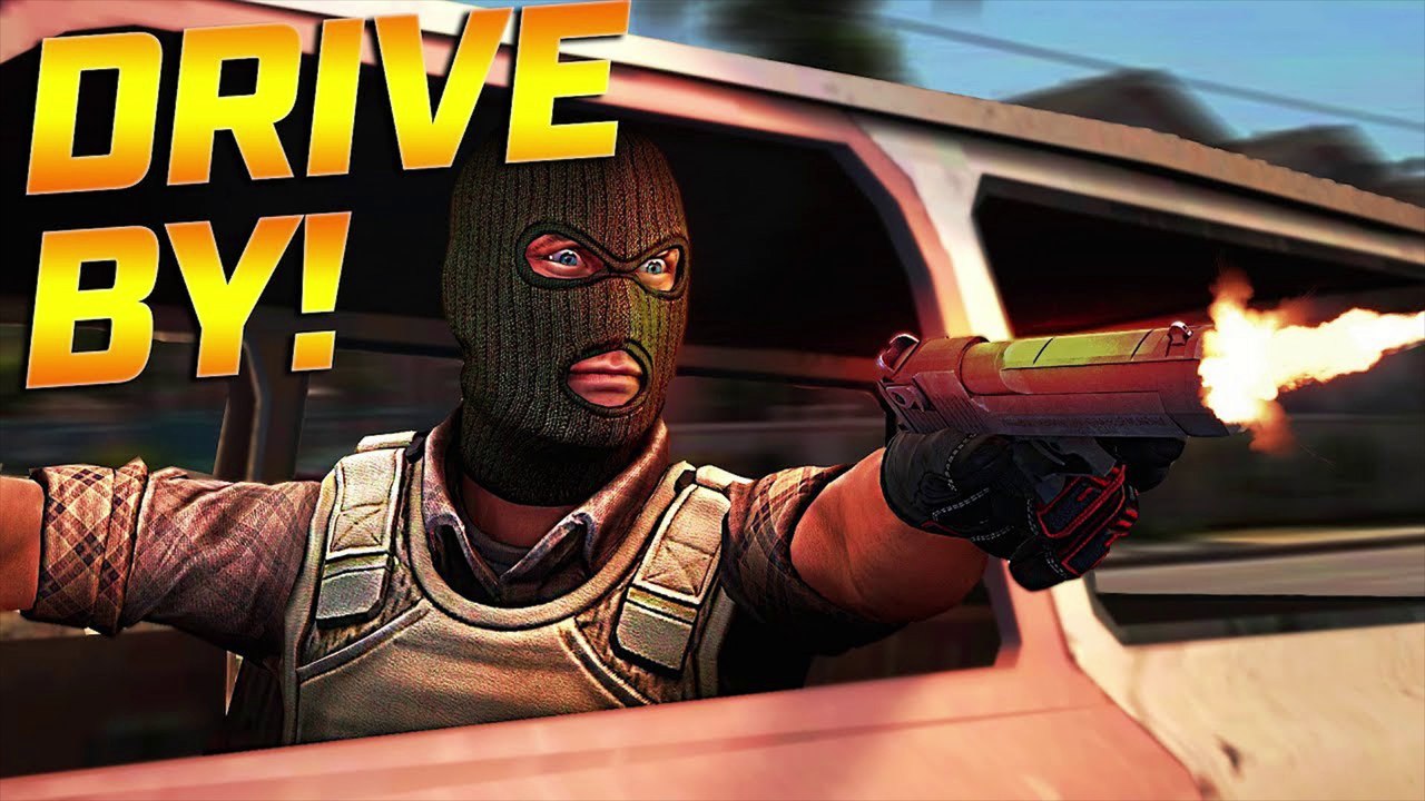 PRO DRIVE BY Plays #CSGO