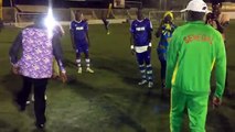 Match amical Étudiants vs Policiesr coups d’envoi donner par Mary Teuw Niane et Aly Ngouye Ndiaye