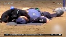 [별별영상] 경찰이 쓰러진 척하면?…'심폐소생술' 실시!