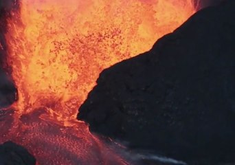 Download Video: Video Captures Lava Flow in Puna, Hawaii