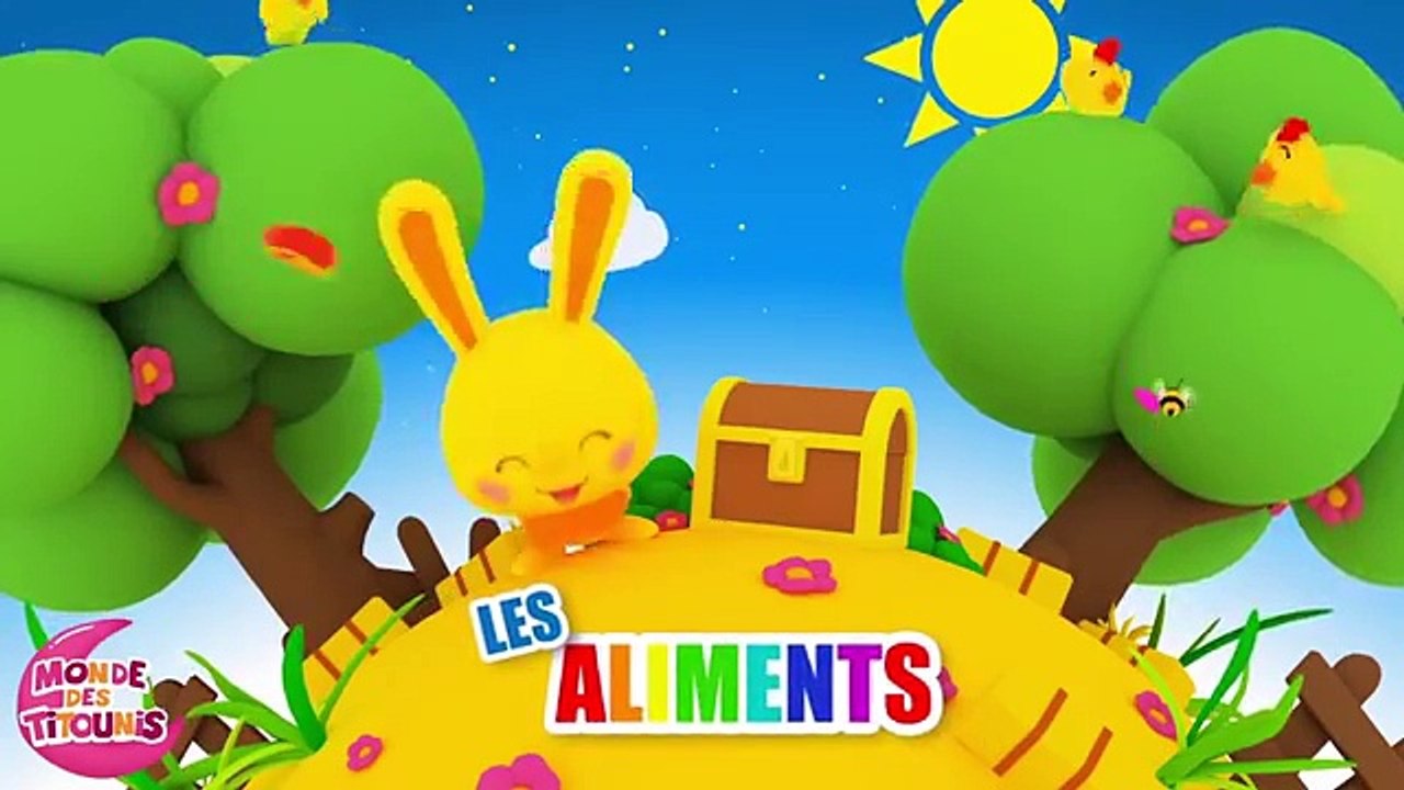 Apprendre les plats, les aliments, les légumes, et les fruits en français - Titounis Découverte