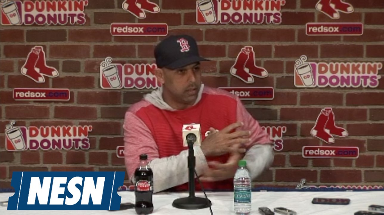 Alex Cora Compares Mookie Betts and Mike Trout