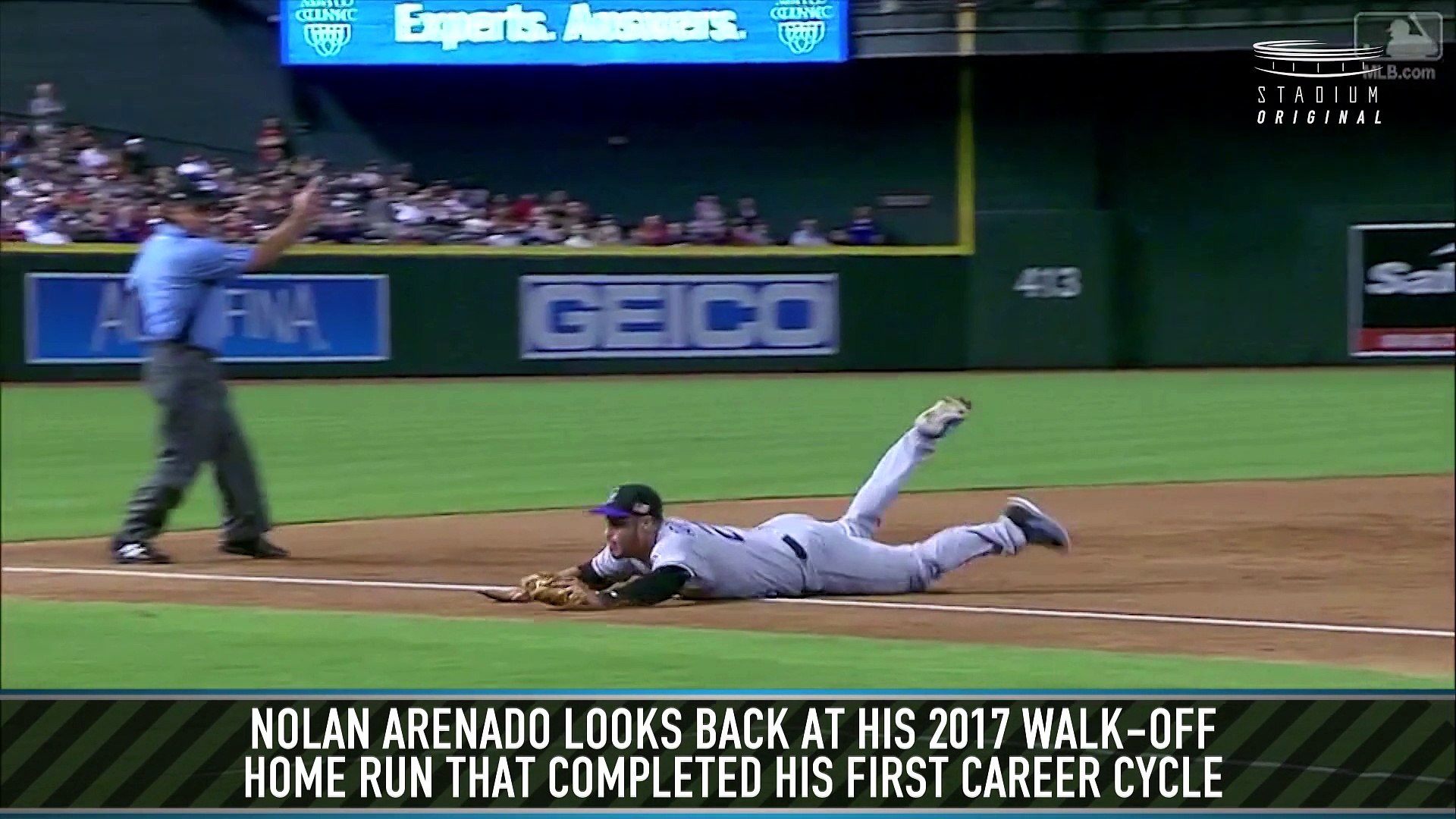 Nolan Arenado Opens Up About His Bloody Walk-Off Homer - video Dailymotion