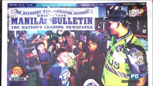 NEWS & VIEWS: Senators push for mandatory drug test for all gov't officials; Damaged Otis Bridge closed to traffic; Japan extends 1.84-B yen grant aid to PH