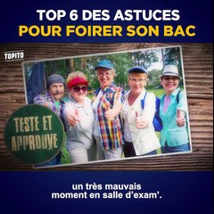 Le bac, c'est presque fini, mais il est encore temps de le foirer dans les grandes largeurs :