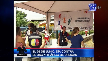 Actividades en el día contra el uso y abuso de drogas