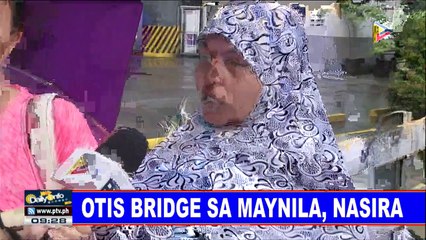 Otis Bridge sa Maynila, nasira