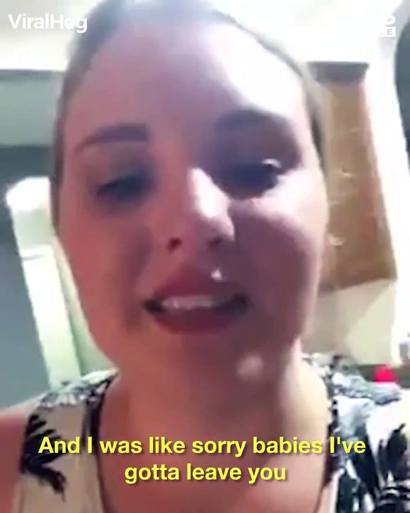 This woman thought a bomb had been delivered to her house... 
