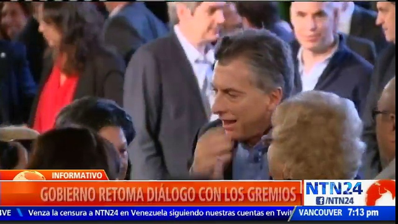 Gobierno argentino se muestra dispuesto al diálogo con gremios de trabajadores