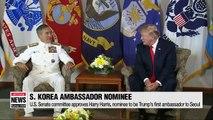 U.S. Senate committee unanimously approves Harry Harris, S. Korean ambassador nominee