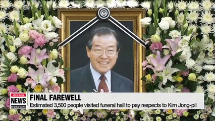 Former PM Kim Jong-pil's funeral ceremony held in Grand Order of Mugunghwa