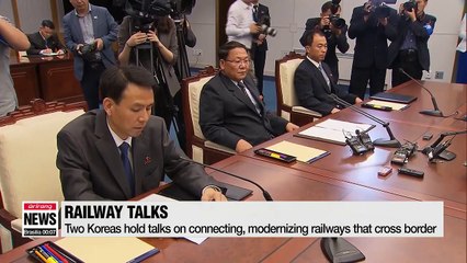 Two Koreas to start joint investigations on railroads next month