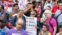 Trump'ın seyahat yasağı protesto edildi - NEW YORK