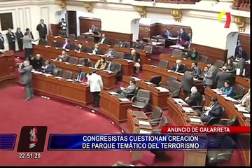 Luis Galarreta señaló que "Parque de la Memoria" no provocó gastos al Congreso