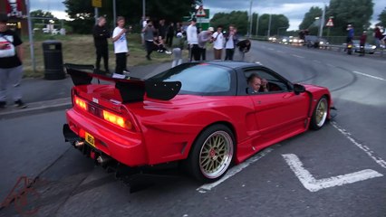 Tuner Cars Leaving a Car Show - June 2018