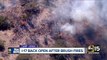 I-17 reopens after brush fires near Camp Verde