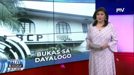 CBCP, bukas na makipag-usap sa gobyerno at iba pang religious sectors