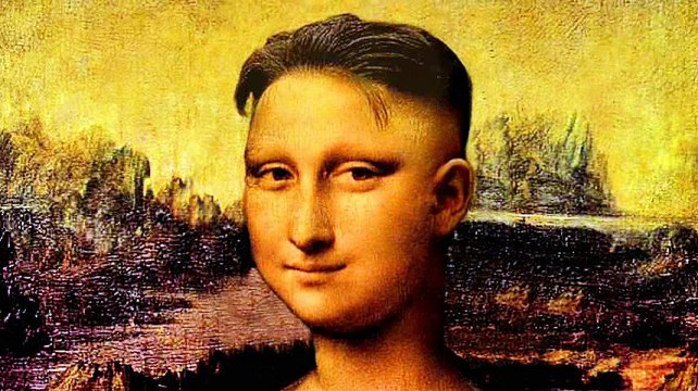 Mona Lisa Morphing GIF