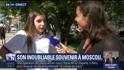 Le souvenir inoubliable de cette jeune française lors de la rencontre Danemark-France