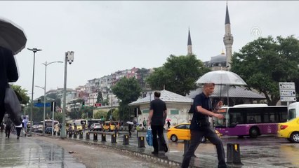 Yağış etkili oldu - Üsküdar - İSTANBUL