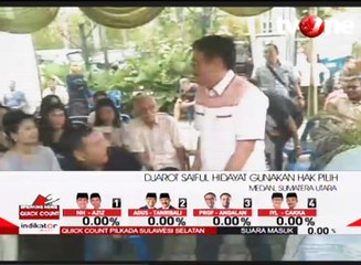 Warga Baru Medan, Djarot Nyoblos di TPS 4