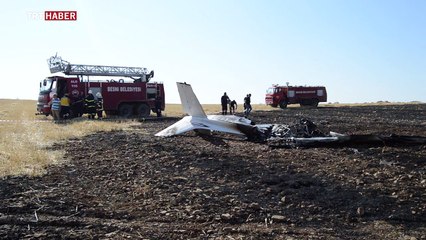 Adıyaman'da eğitim uçağı düştü