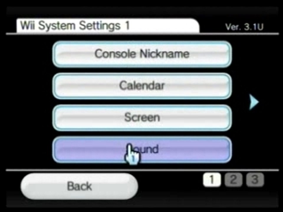 Mode maintenance de la wii