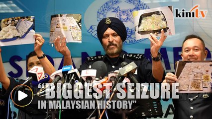Police: Biggest seizure in Malaysian history