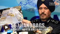 Police: 567 handbags seized, including custom-made 'Bijan'