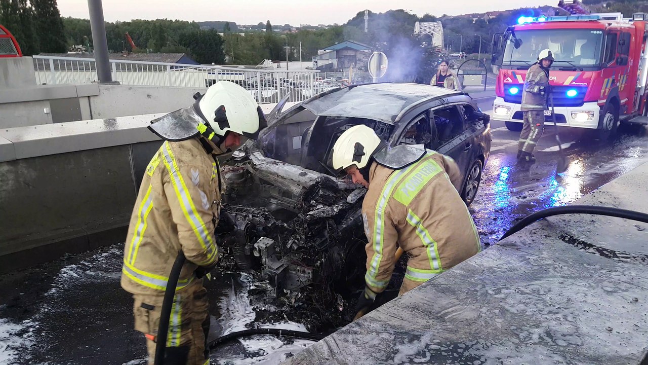 Violent accident à Courcelles