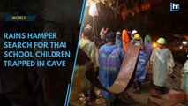 Watch: Rains hamper search for Thai school children trapped in cave