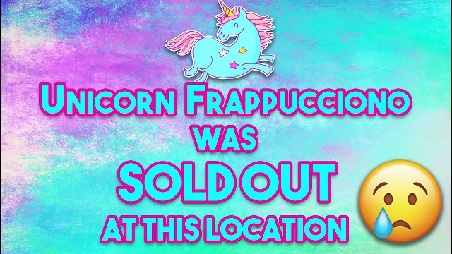 Starbucks UNICORN FRAPPUCCINO Taste Test!