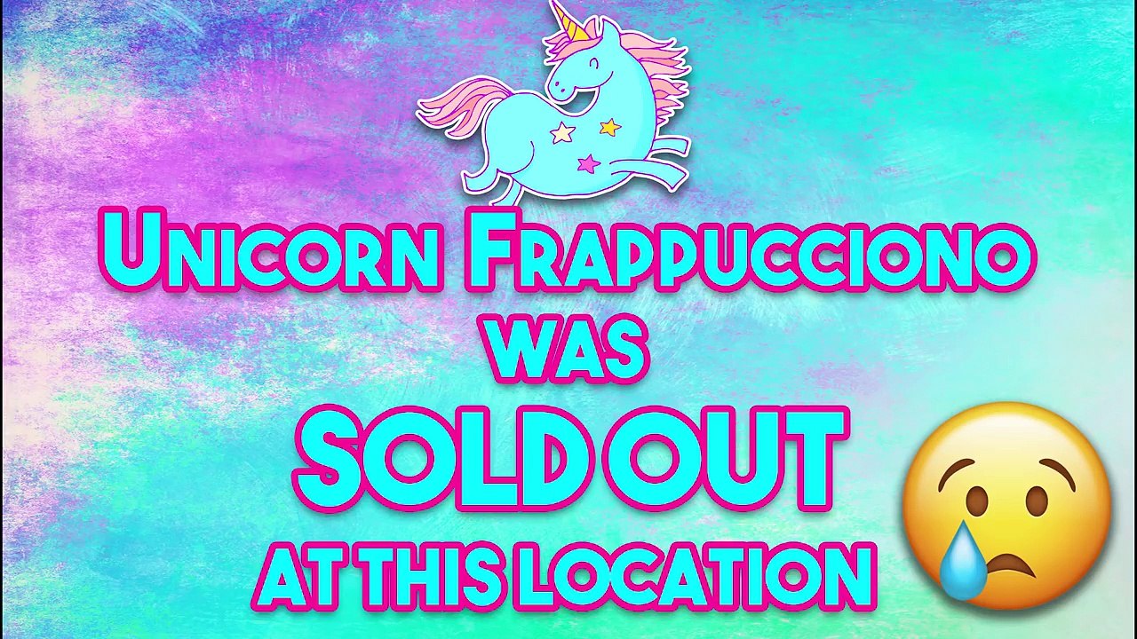  Starbucks UNICORN FRAPPUCCINO  Taste Test!