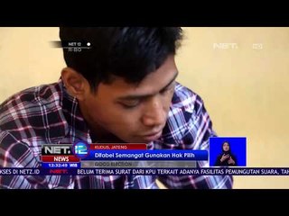 Warga Difabel Semangat Menggunakan Hak Suaranya -NET12