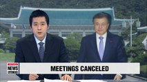 Top office calls off scheduled meetings, due to cold and fatigue