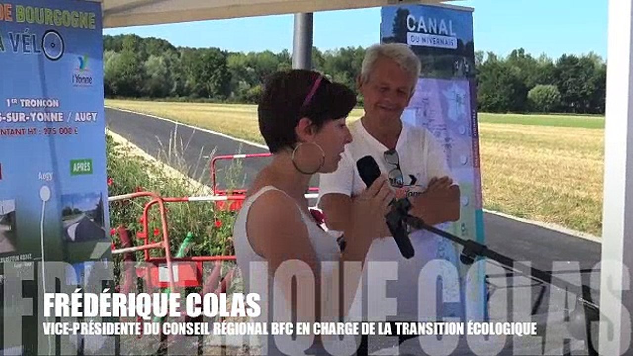 Inauguration de la Véloroute Augy-Champs-sur-Yonne 21 kilomètres