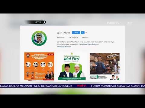 Cara Calon Gubernur Jawa Barat Menggunakan Sosial Media - NET10