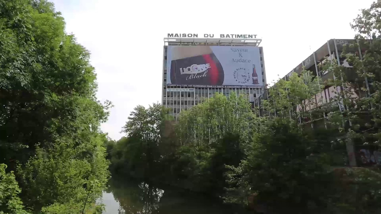 Brasserie Licorne - Installation de la bâche à Strasbourg -  2015