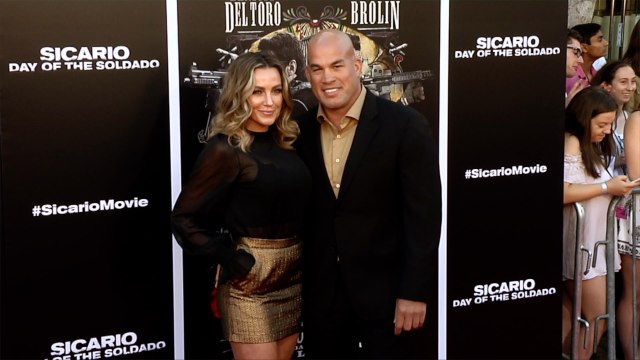 Amber Nichole Miller and Tito Ortiz Sicario: Day of the Soldado Premiere Red Carpet