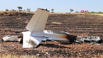 Adıyaman'da eğitim uçağı düştü