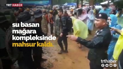 Tayland’da 13 kişi su basan mağarada mahsur kaldı