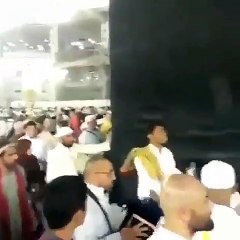A man was caught throwing petrol at the Ka’aba