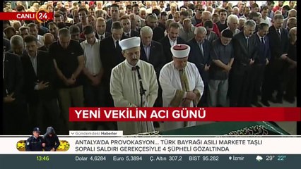Başbakan Yıldırım cenaze törenine katıldı