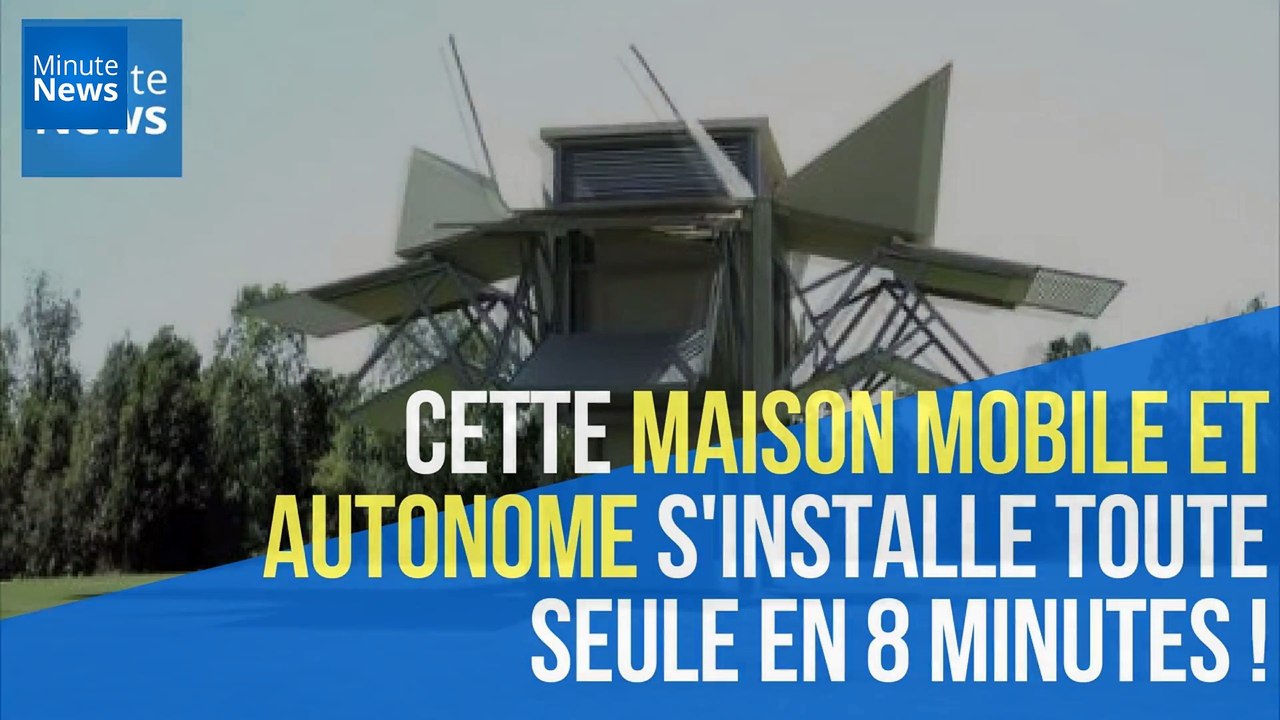 Cette maison mobile et autonome s'installe toute seule en 8 minutes !