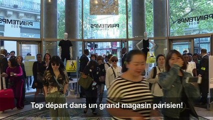Paris: top départ des soldes d'été
