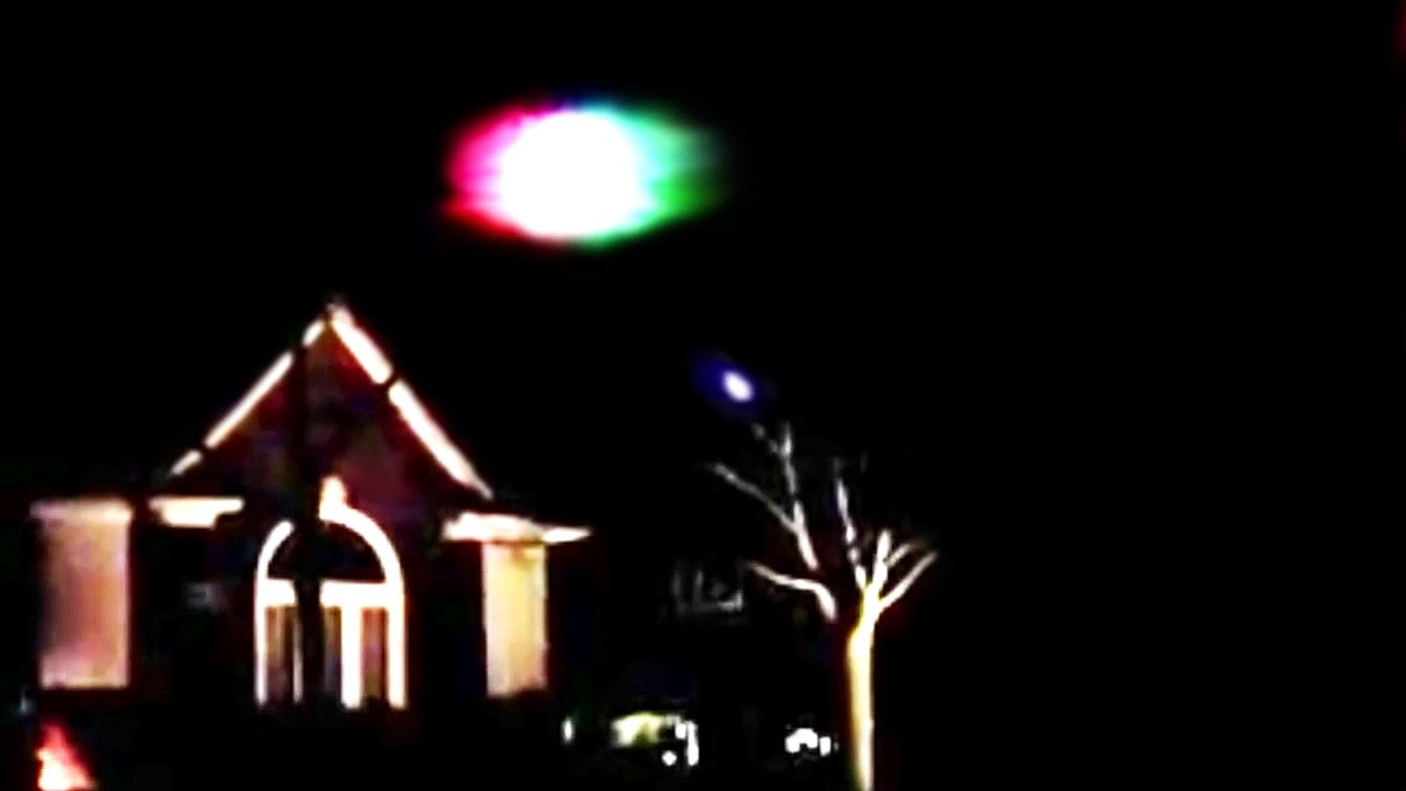 Alien abduction. Mysterious UFO send orbs for Watching a house in he Michigan at night