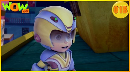 Vir The Robot Boy | The Car Thief | Action Cartoon for Kids | Wow Kidz
