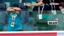 Maradona s'endort et fait des doigts d'honneur au match Nigeria-Argentine